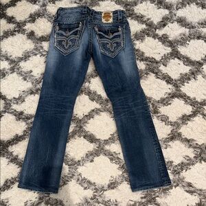 Rock Revival Blue Straight Men's Jeans